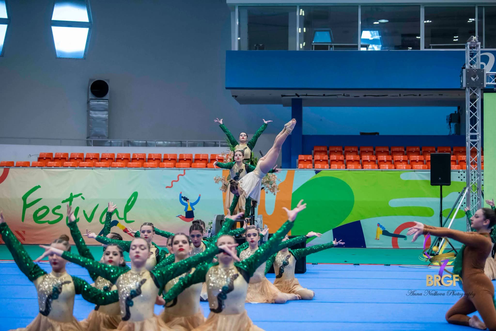 Αθλήτριες Gymnastics for All του ΑΟΓ Χαϊδαρίου σε εντυπωσιακή ομαδική σύνθεση στη Σόφια 2026